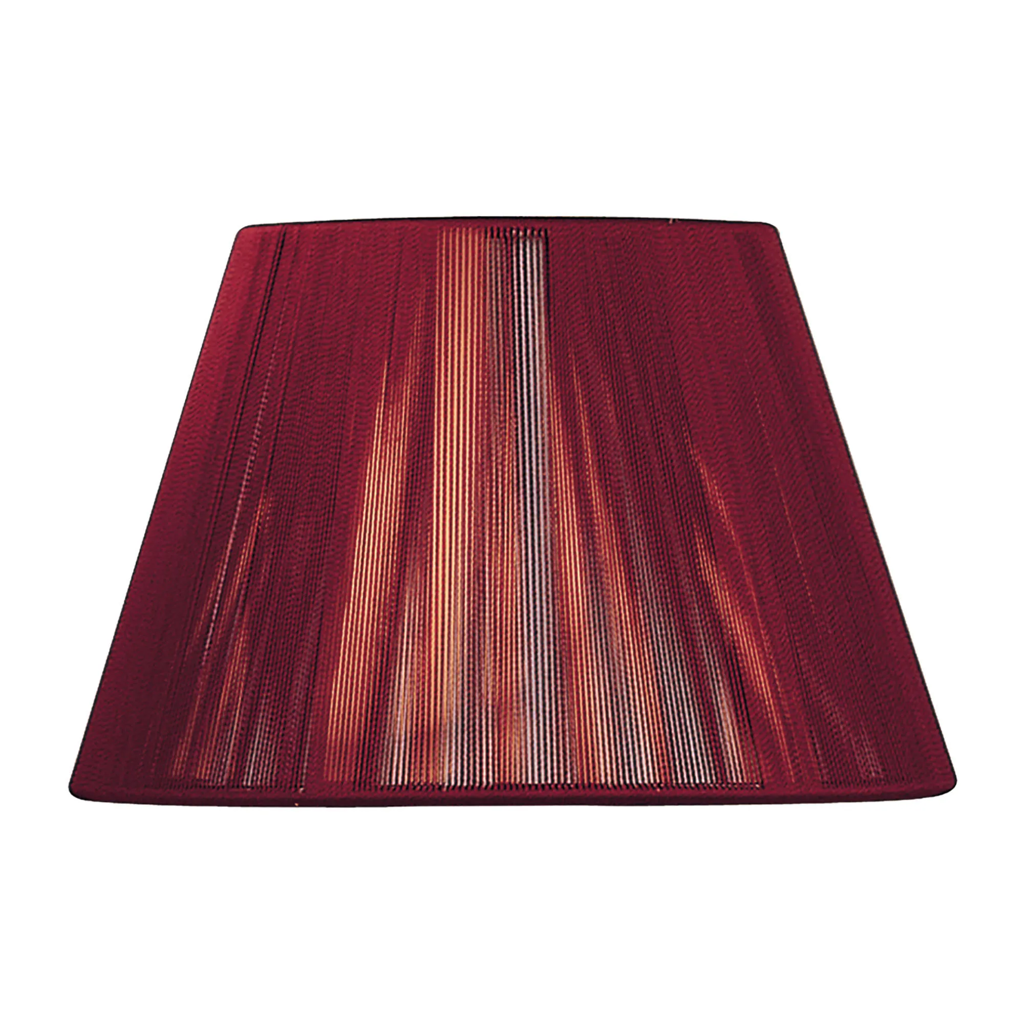 MS044  Silk 40cm String Shade Red Wine